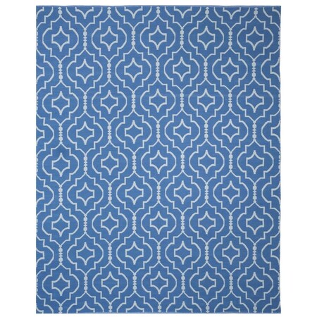 Safavieh Montauk Hand Woven Large Rectangular Area Rug, Blue and Ivory - 8 x 10 ft. MTK722C-8